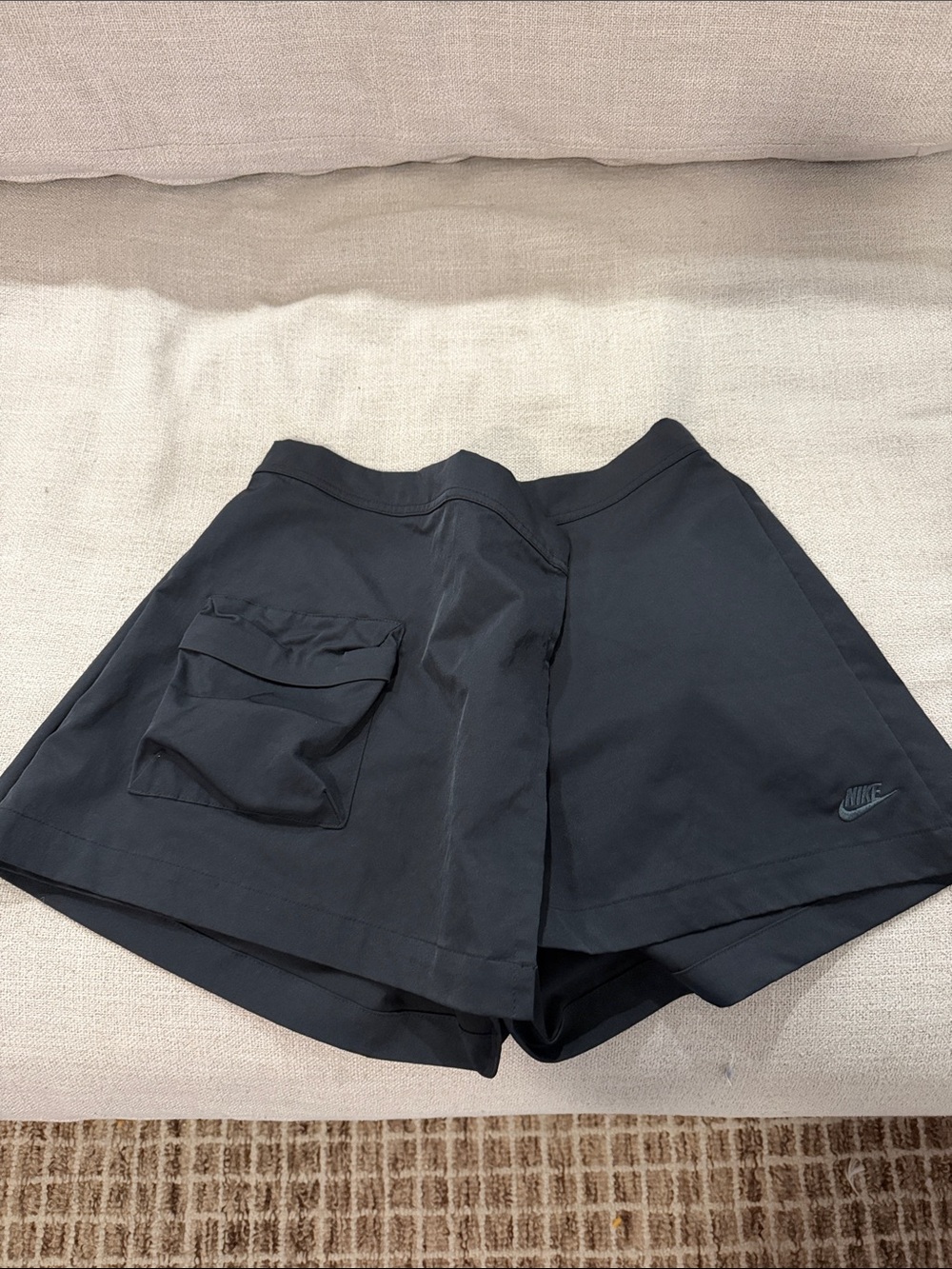 Nike Women's Black Athletic Shorts with Pocket